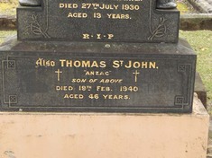 ROOKWOOD NECROPOLIS, SYDNEY - ST JOHN, THOMAS 
